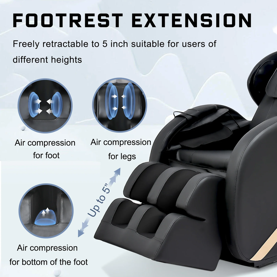 Full Body Massage Chair Recliner with Zero Gravity and Heat